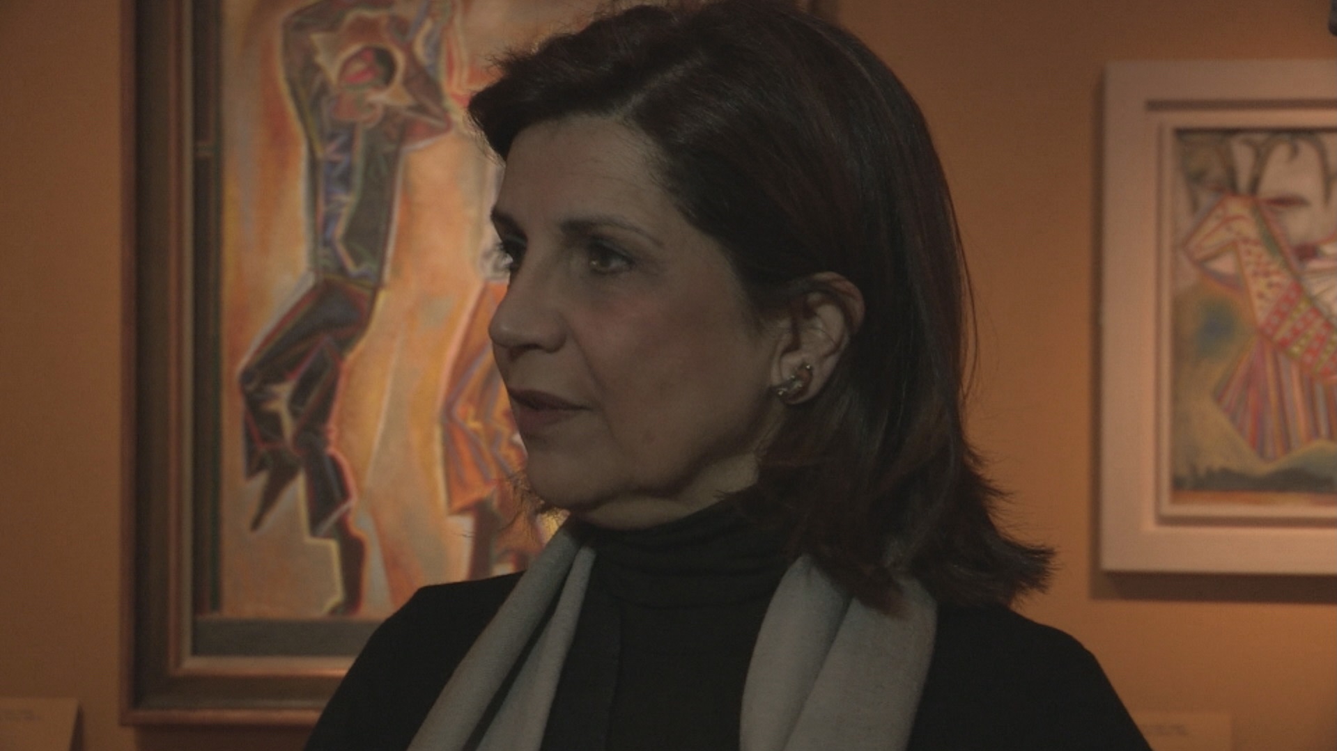 Εβίτα Αράπογλου, επιμελήτρια της έκθεσης «Γκίκας - Craxton - Leigh Fermor: Η γοητεία της ζωής στην Ελλάδα» 