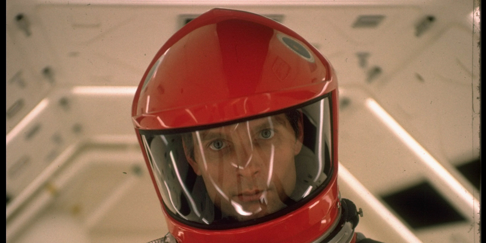 Actor Keir Dullea in space suit in scene from motion picture 2001: A Space Odyssey.  (Photo by Dmitri Kessel//Time Life Pictures/Getty Images)