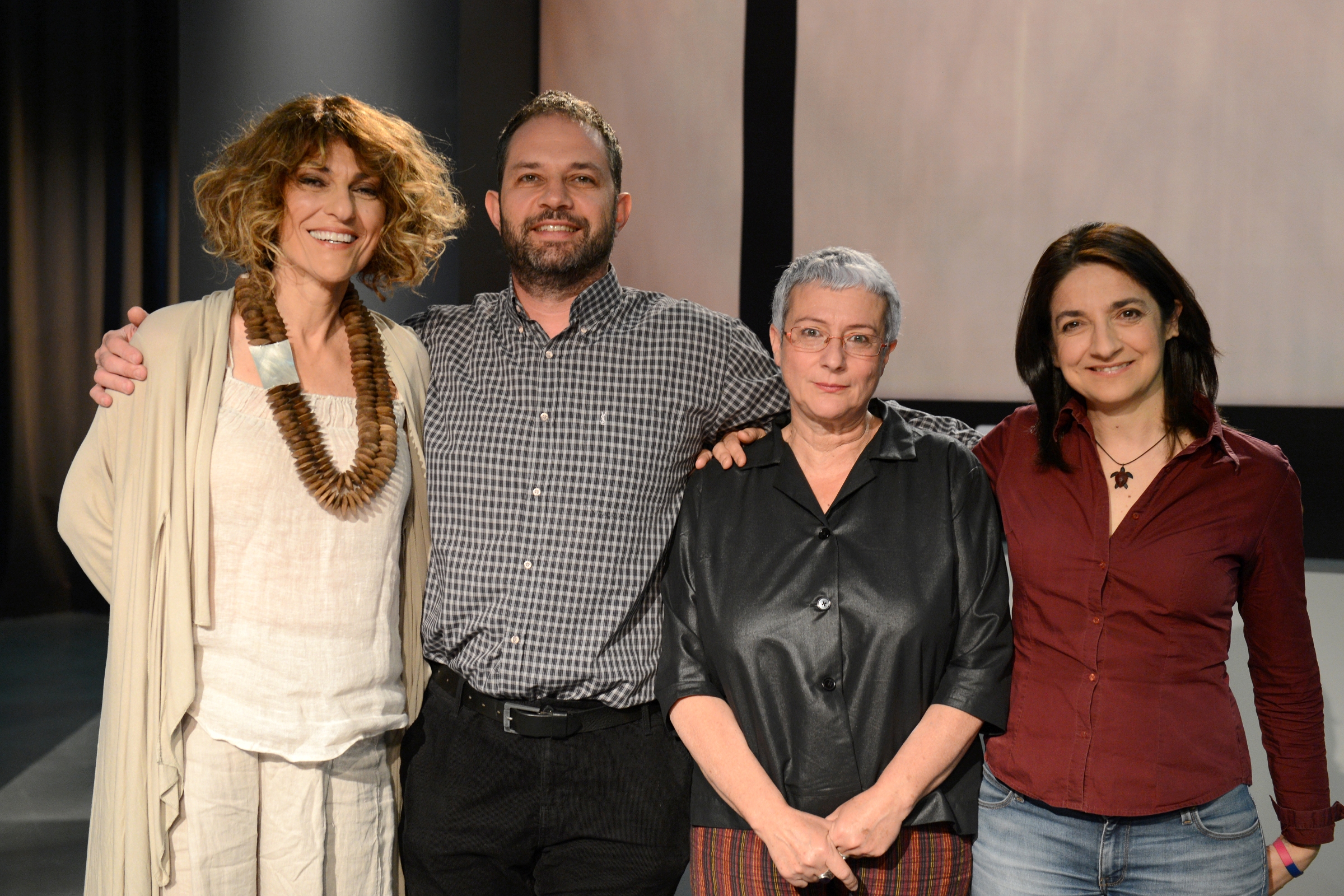 Από αριστερά, Μαρία Κουφοπούλου, Αλέξανδρος Κανδαράκης, Πανδώρα Μουρίκη, Θεοδότα Νάντσου