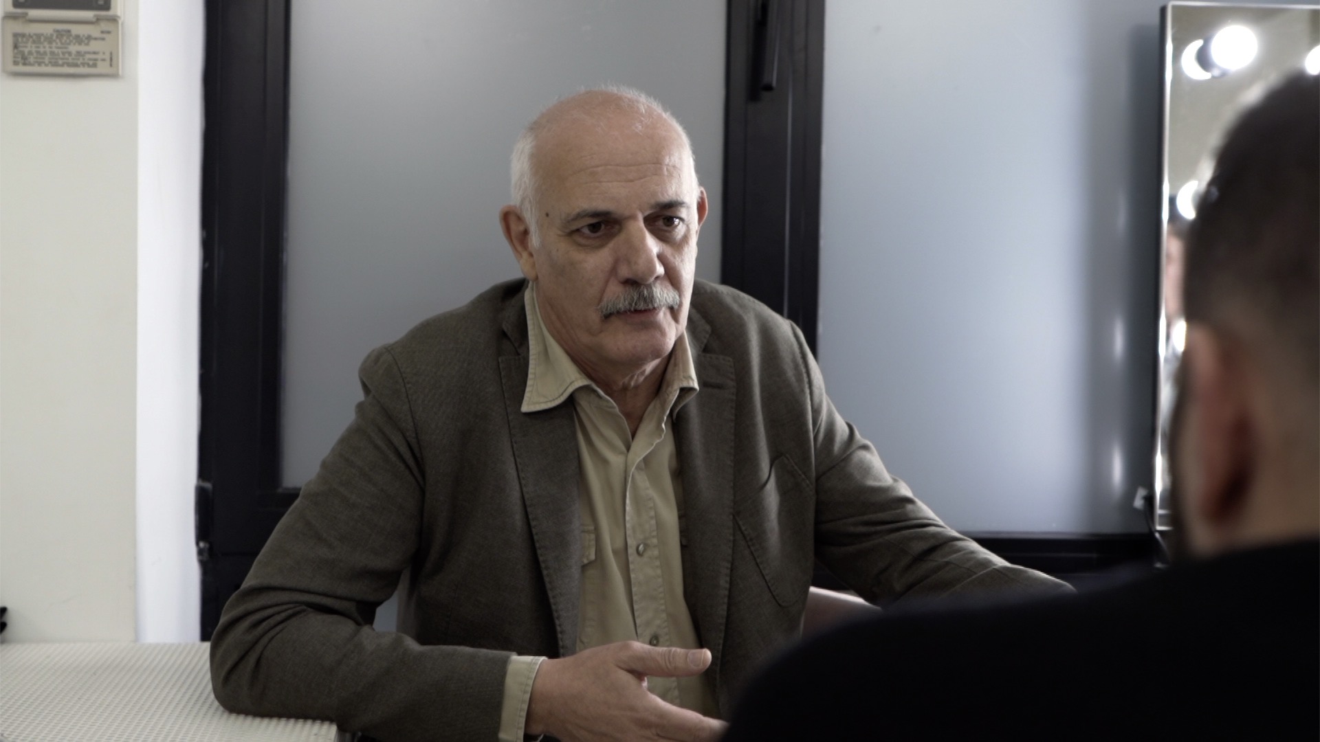Ο Γιώργος Κιμούλης και ο Δημήτρης Γκοτσόπουλος στο «Σημείο συνάντησης» της ΕΡΤ1